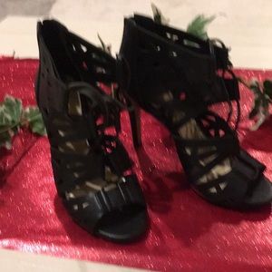 Gently used Sexy lace up booties